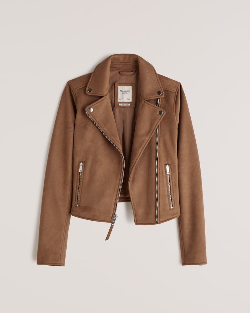 Women’s Vegan Suede Moto