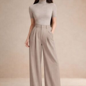 LuxeFit High-Waist Trousers